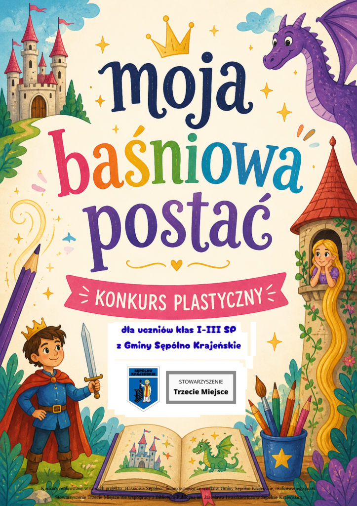 Zaproszenie do udziału w konkursie plastycznym „Moja baśniowa postać”