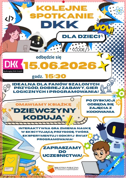 📚 Zaproszenie do Dyskusyjnego Klubu Książki dla Dzieci 📚