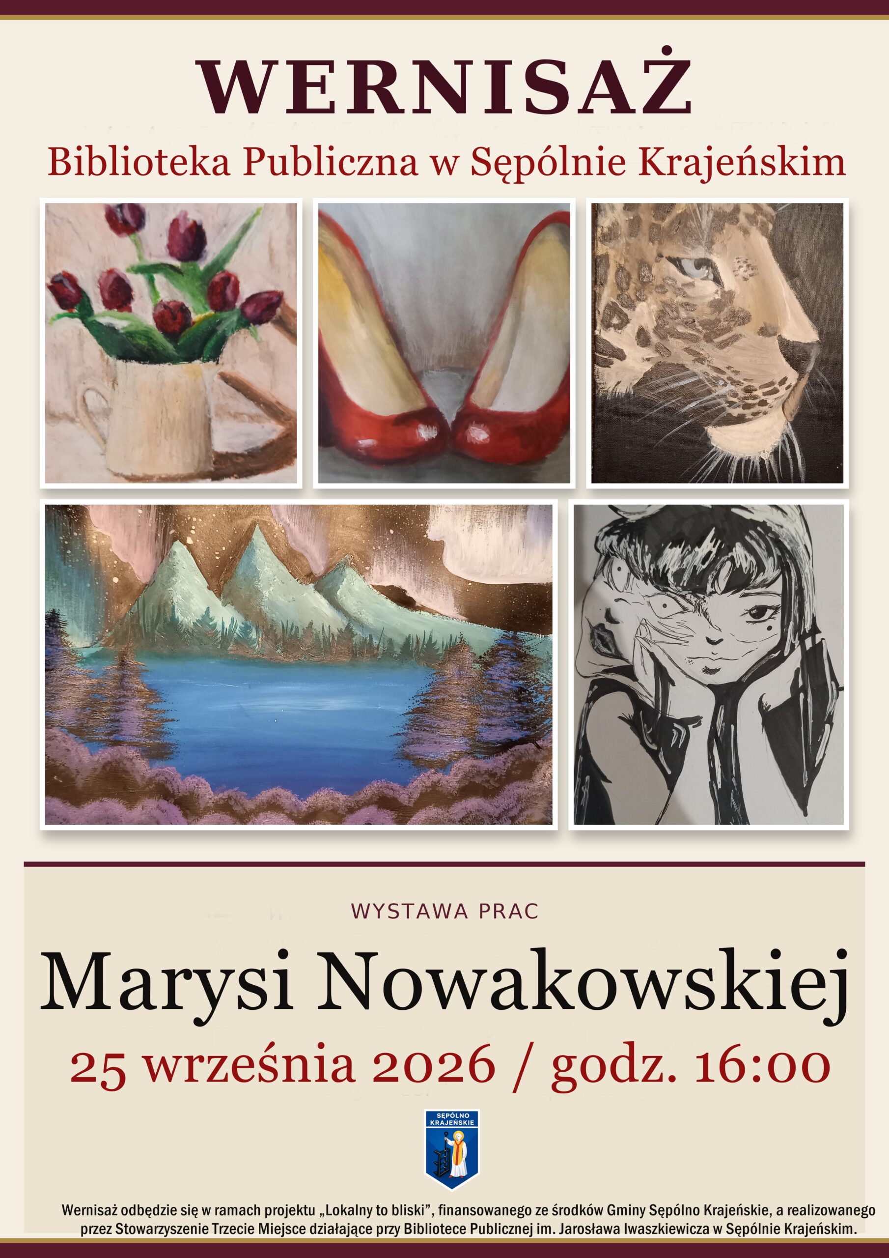 Wernisaż prac Marysi Nowakowskiej
